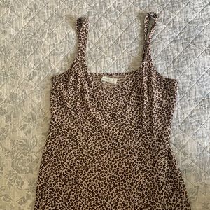 Cheetah print Abercrombie & Fitch dress